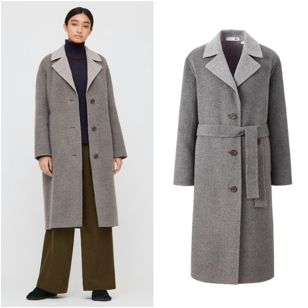 🆕 JW ANDERSON x UNIQLO Double Face Belted Coat